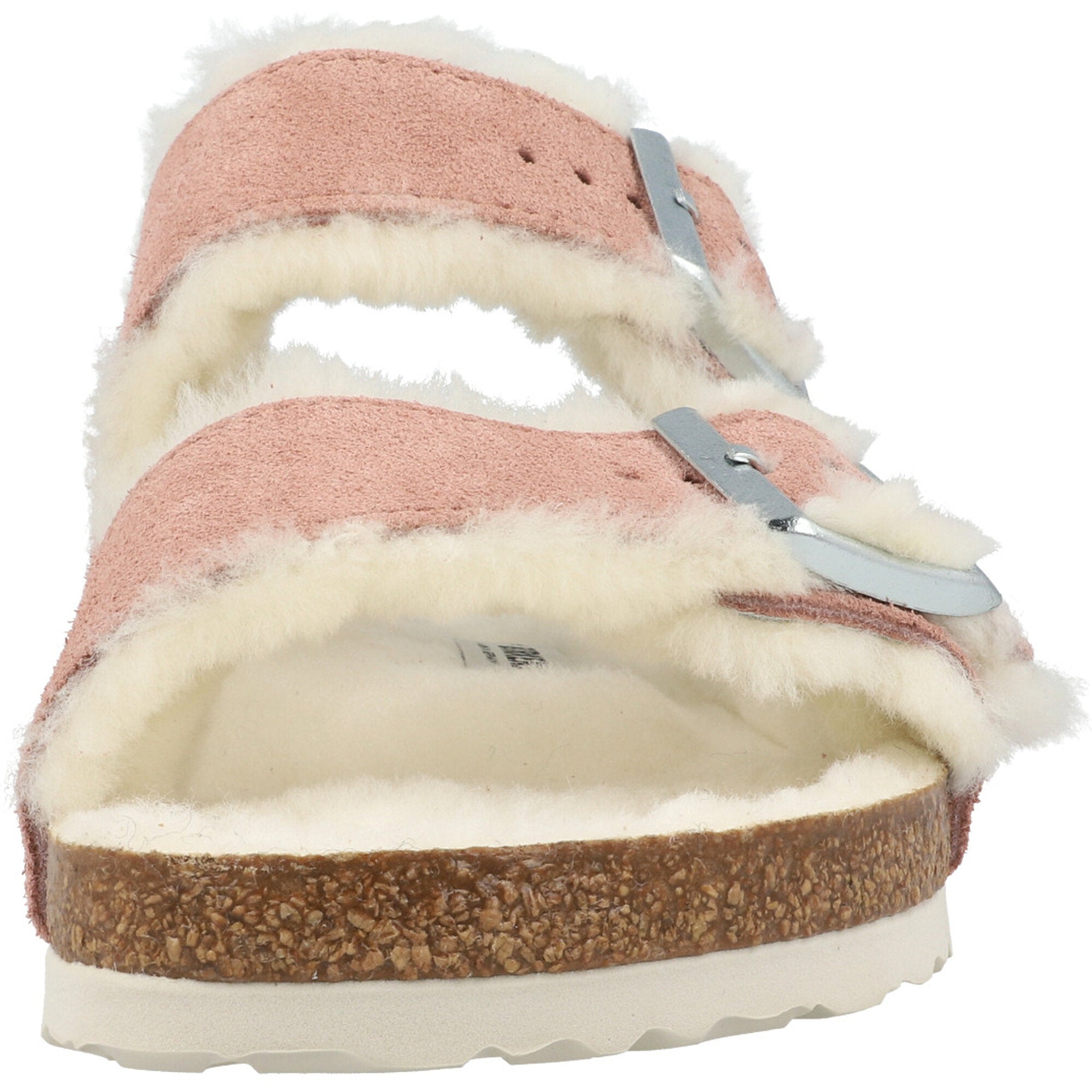 Birkenstock Arizona Pink Shearling Sandals