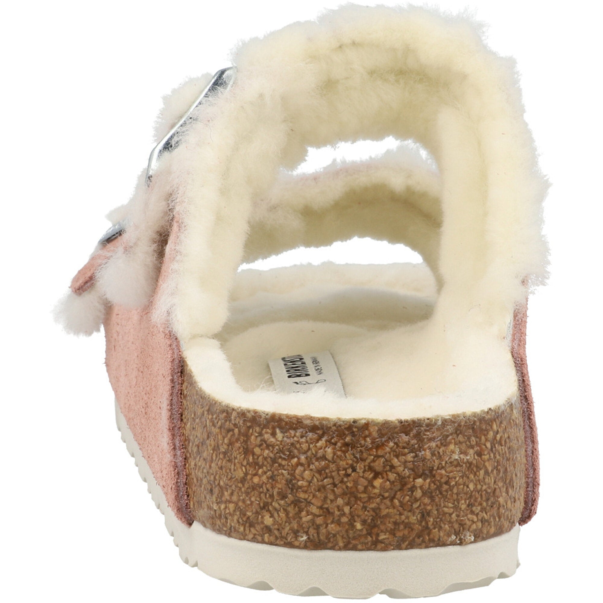 Birkenstock Arizona Pink Shearling Sandals