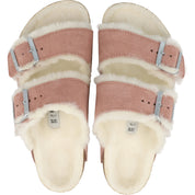 Birkenstock Arizona Pink Shearling Sandals