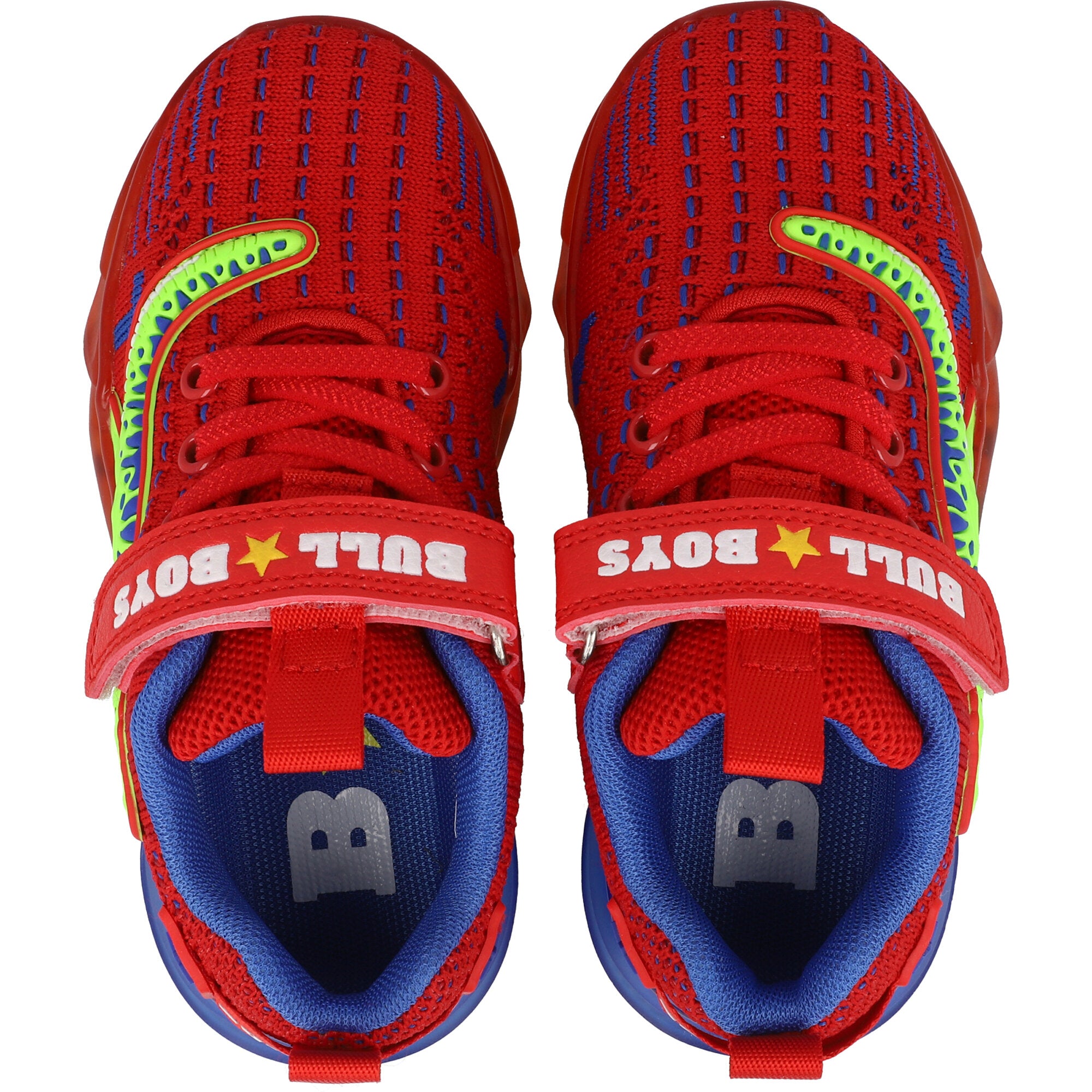 Bull Boys T-Rex Lights Red Trainers