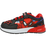 Spiderman Lights Black Trainers