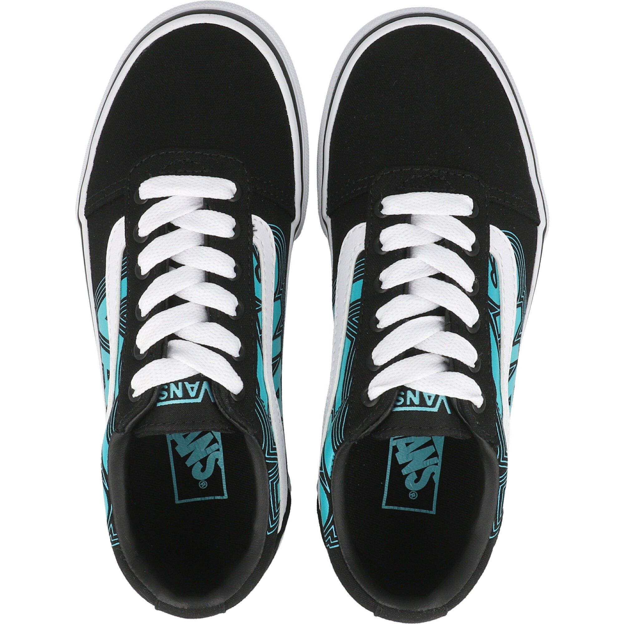 Vans YT Ward Neon Blue Trainers