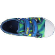 Sonic the Hedgehog Twin Strap Blue Canvas Trainers