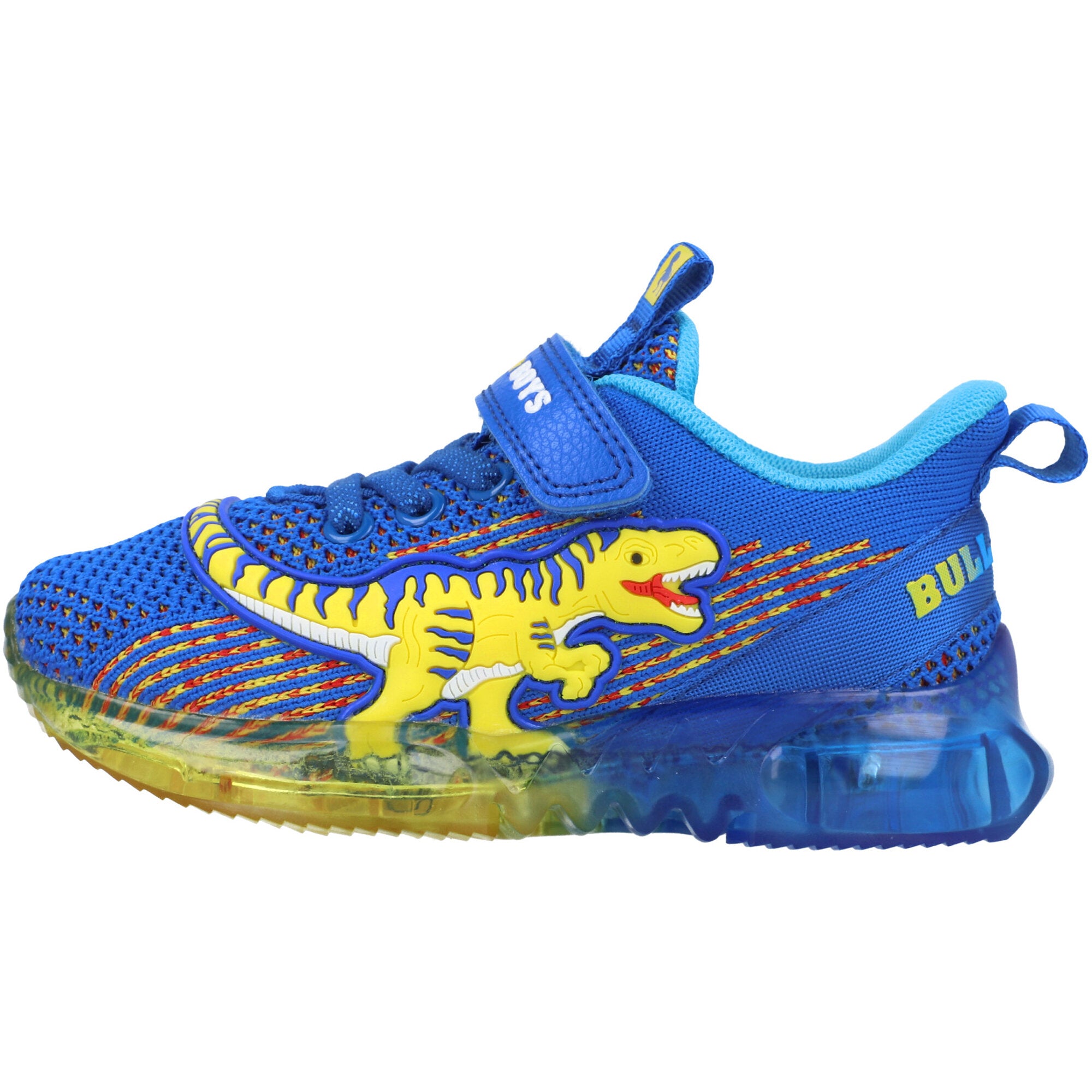 Bull Boys T-Rex Lights Royal Blue Trainers