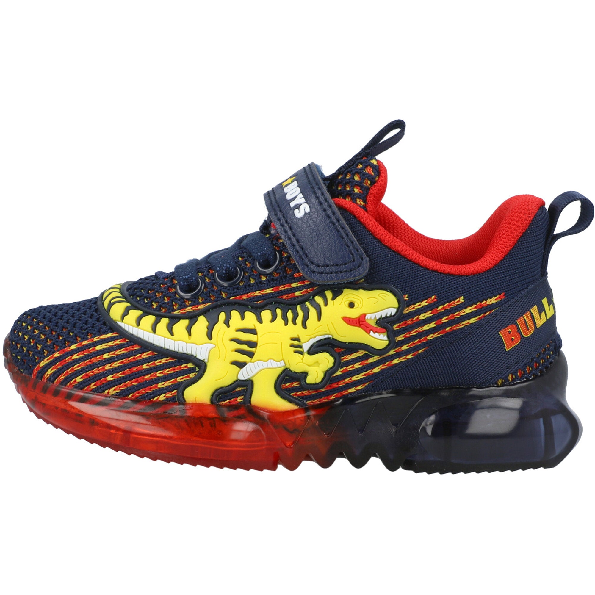 Bull Boys T-Rex Lights Blue Trainers