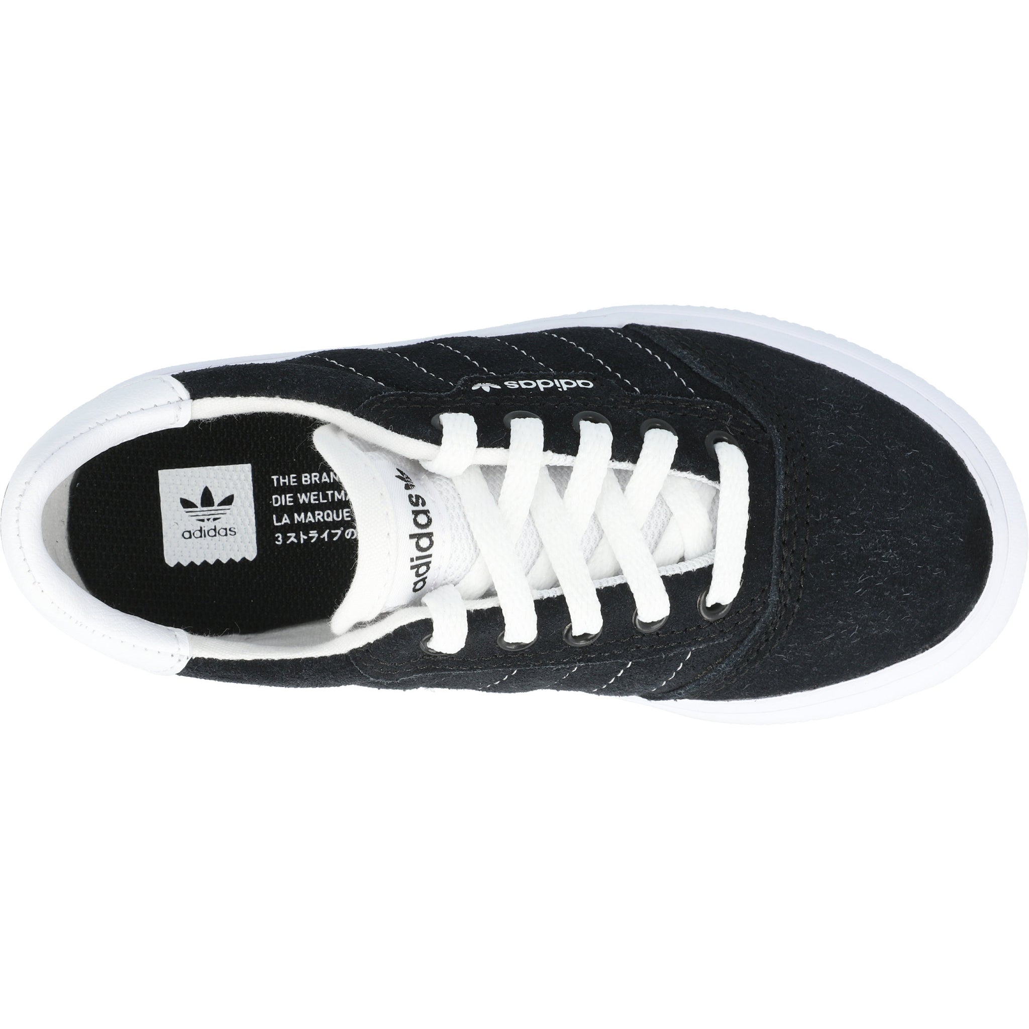 adidas 3MC J Black Skate Shoes