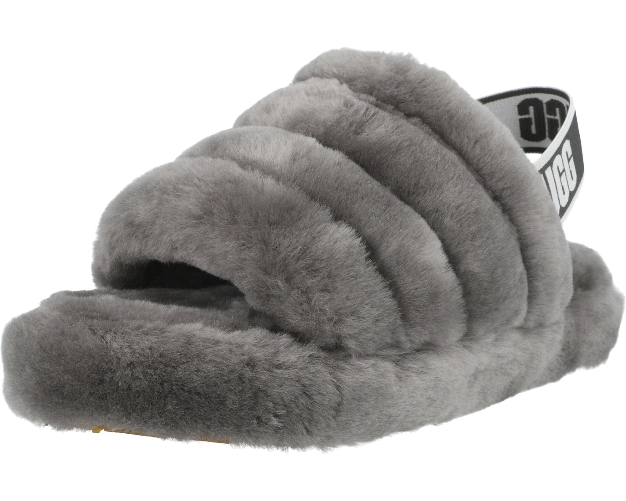 UGG Fluff Yeah Slide Charcoal