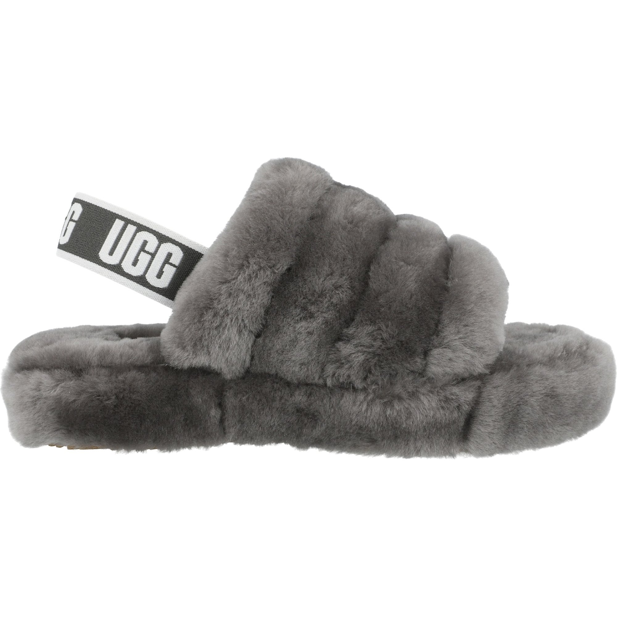 UGG Fluff Yeah Slide Charcoal