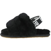 UGG Fluff Yeah Slide Black Slippers