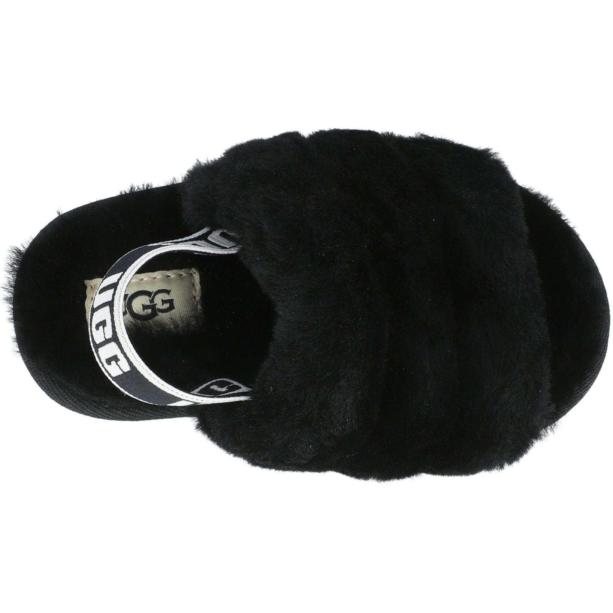 UGG Fluff Yeah Slide Black Slippers