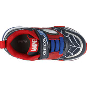 Geox Bayonyc Royal Blue and Red Spider-Man Junior Trainers