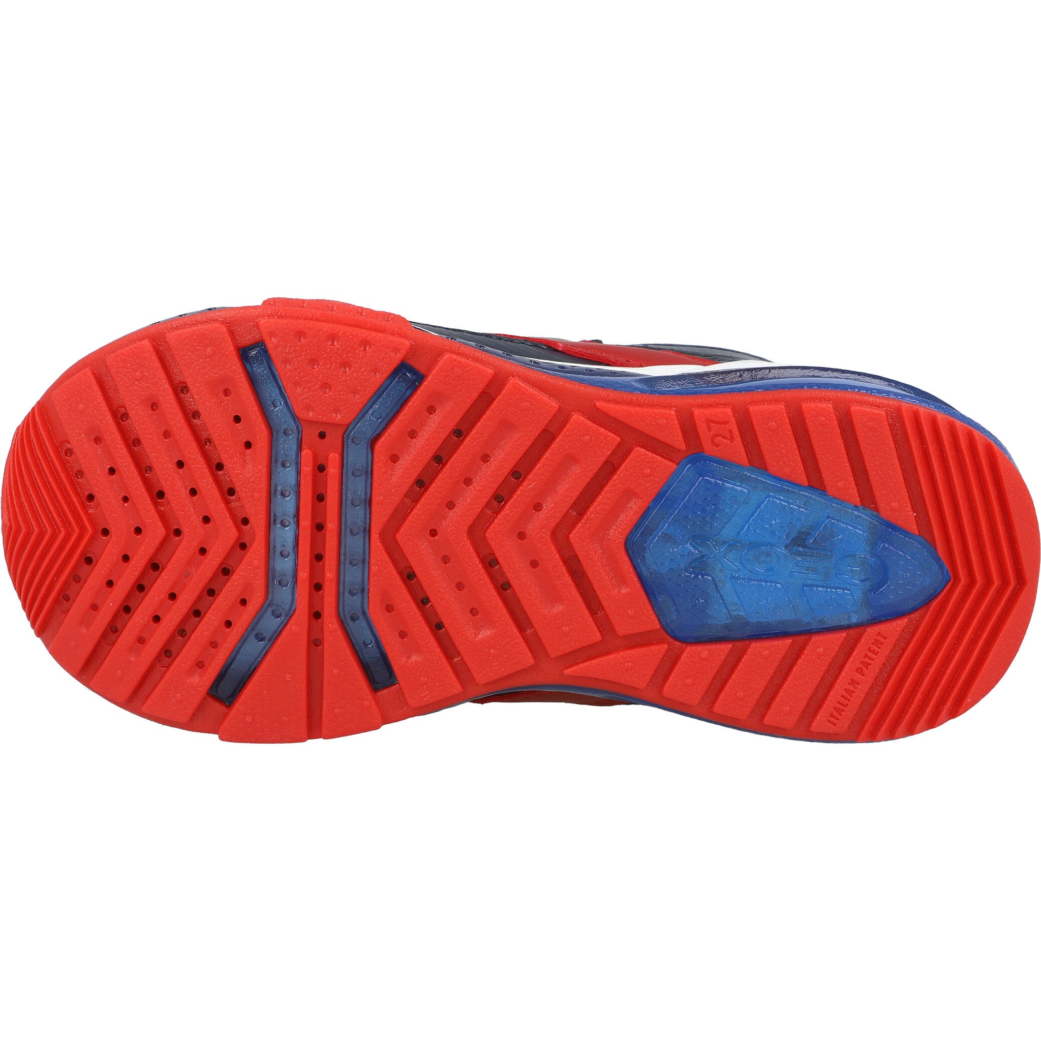 Geox Bayonyc Royal Blue and Red Spider-Man Junior Trainers