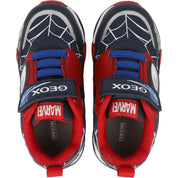 Geox Bayonyc Royal Blue and Red Spider-Man Junior Trainers