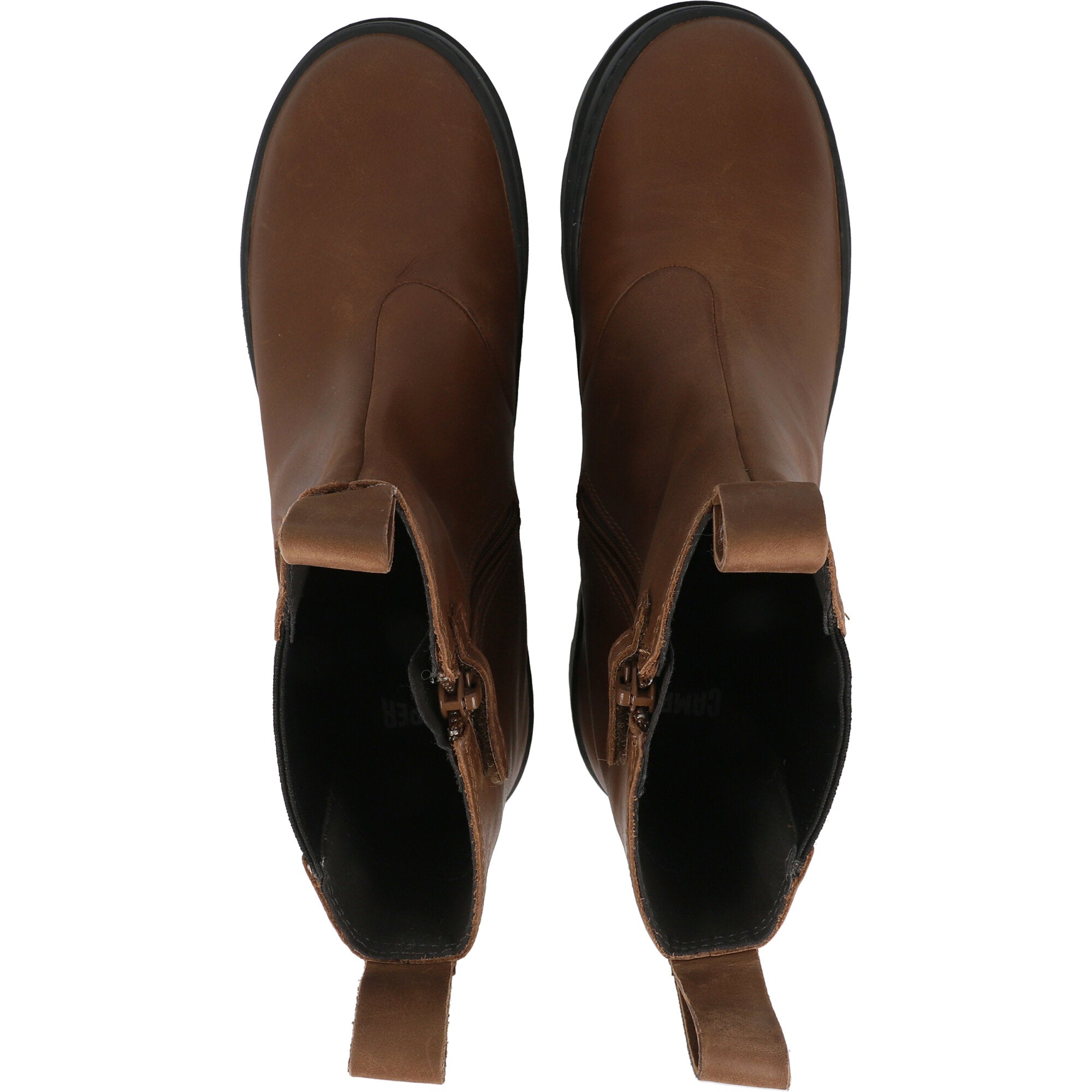 Camper Brutus Medium Brown Chelsea Boots