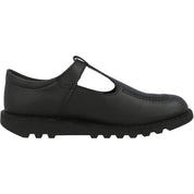 Kickers Kick T Vegan Black School Shoes