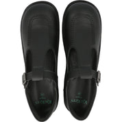 Kickers Kick T Vegan Black School Shoes