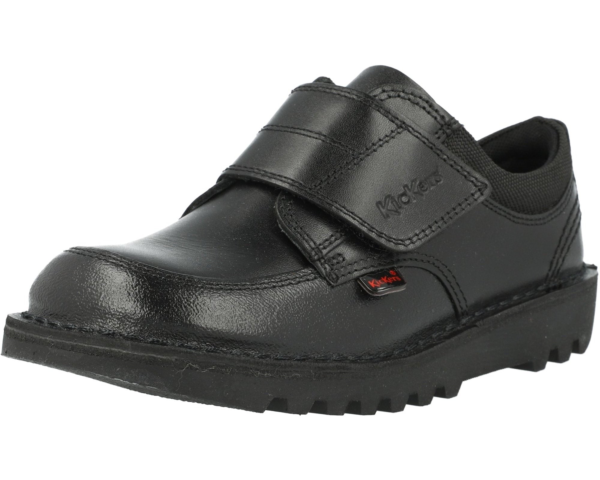 Kickers Kick Scuff Lo Black School Shoes