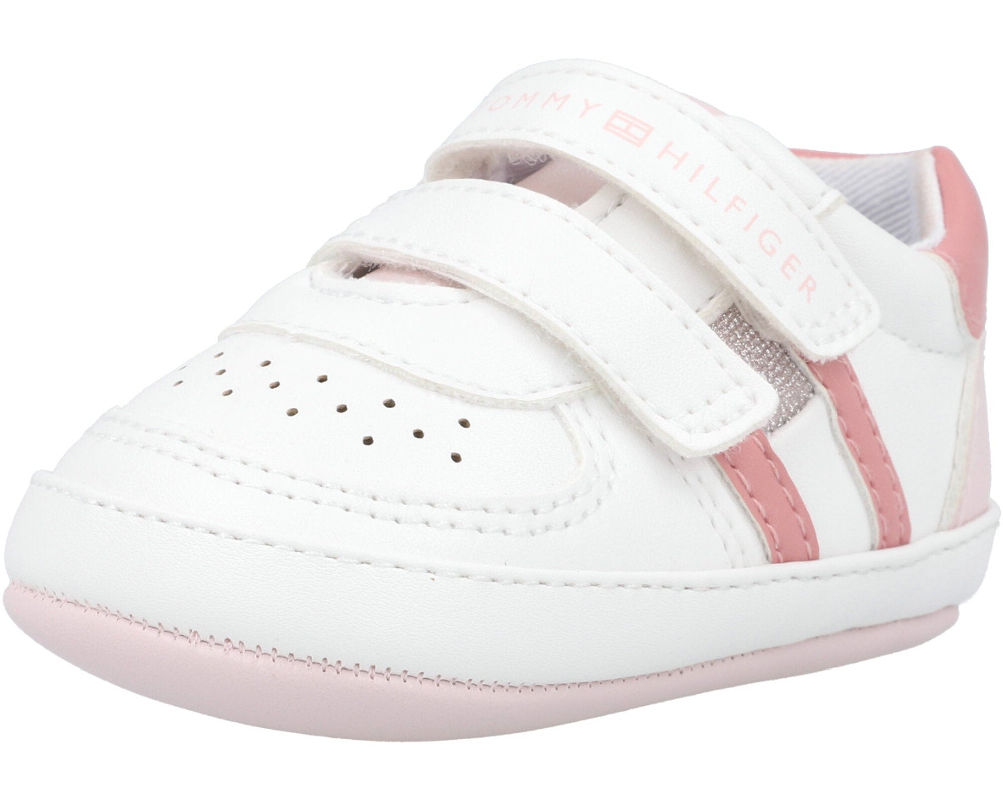 Tommy Hilfiger White Crib Shoes