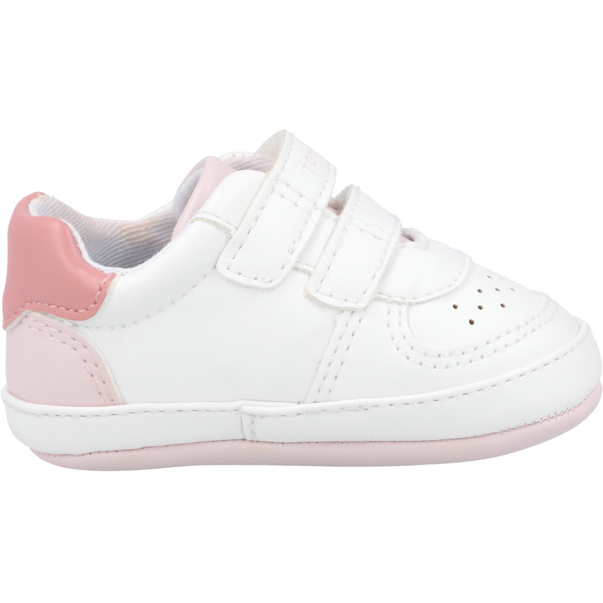 Tommy Hilfiger White Crib Shoes