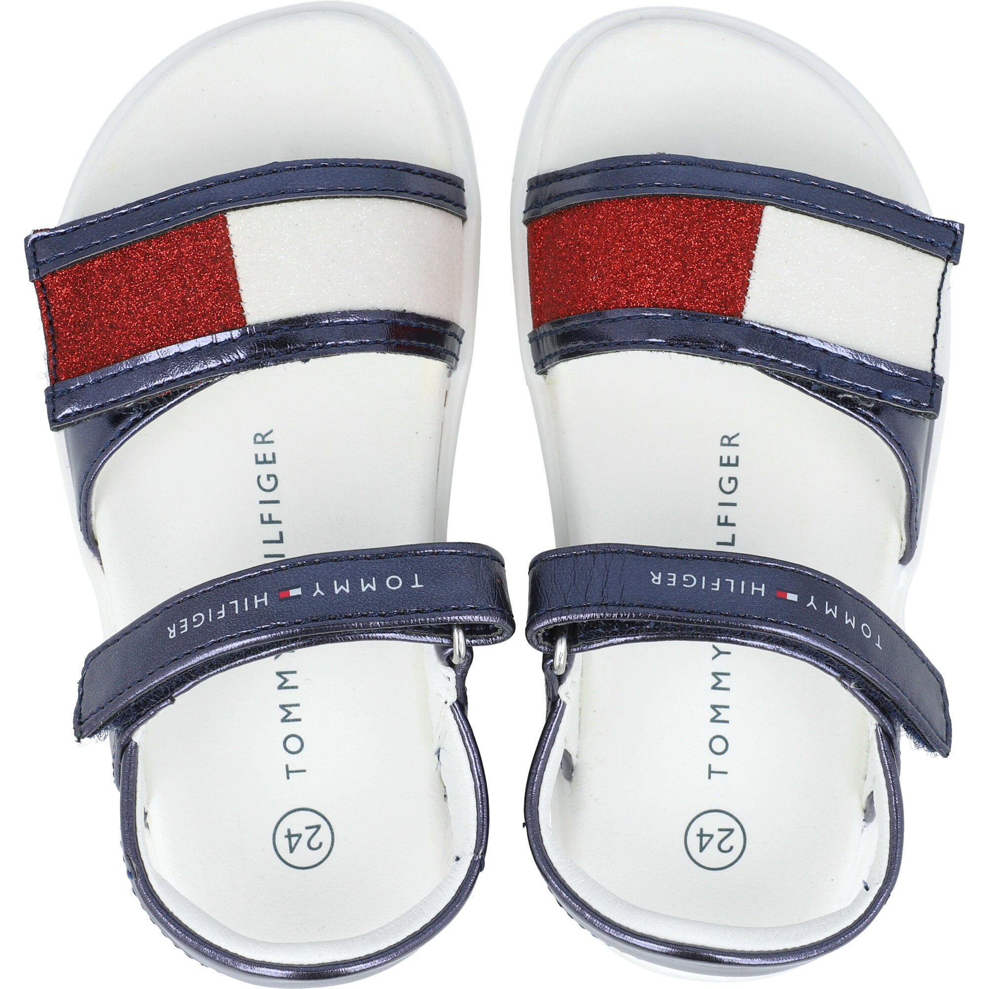 Tommy Hilfiger Blue Sparkle Sandals