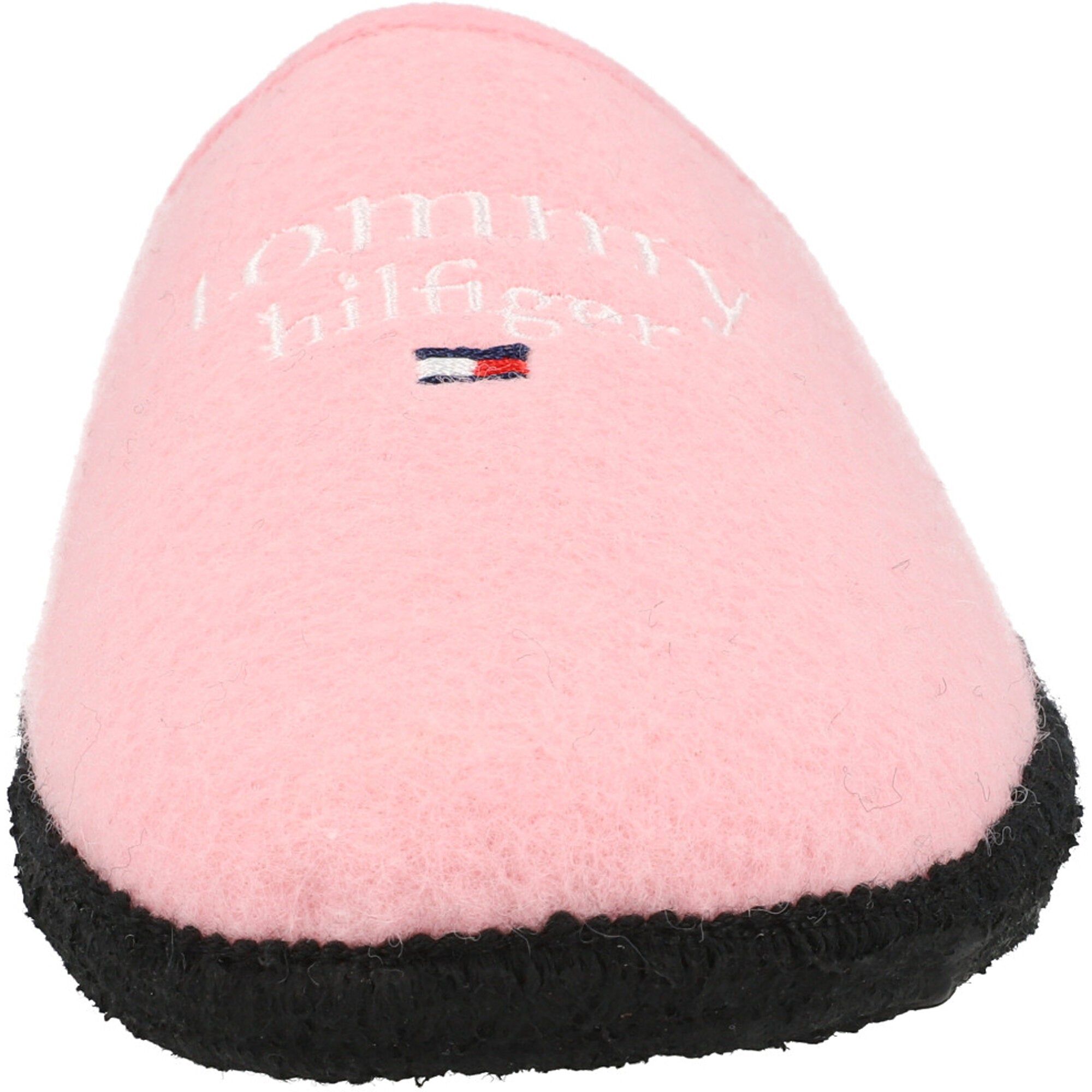 Tommy Hilfiger Pink Felt Slippers