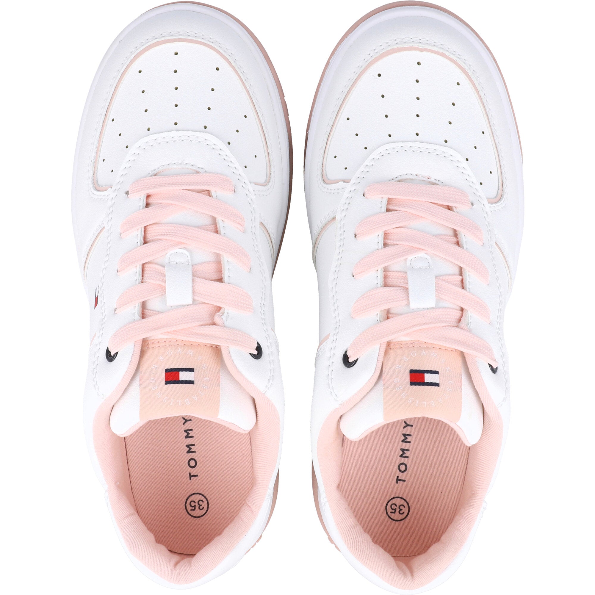 Tommy Hilfiger White Low-Top Trainers