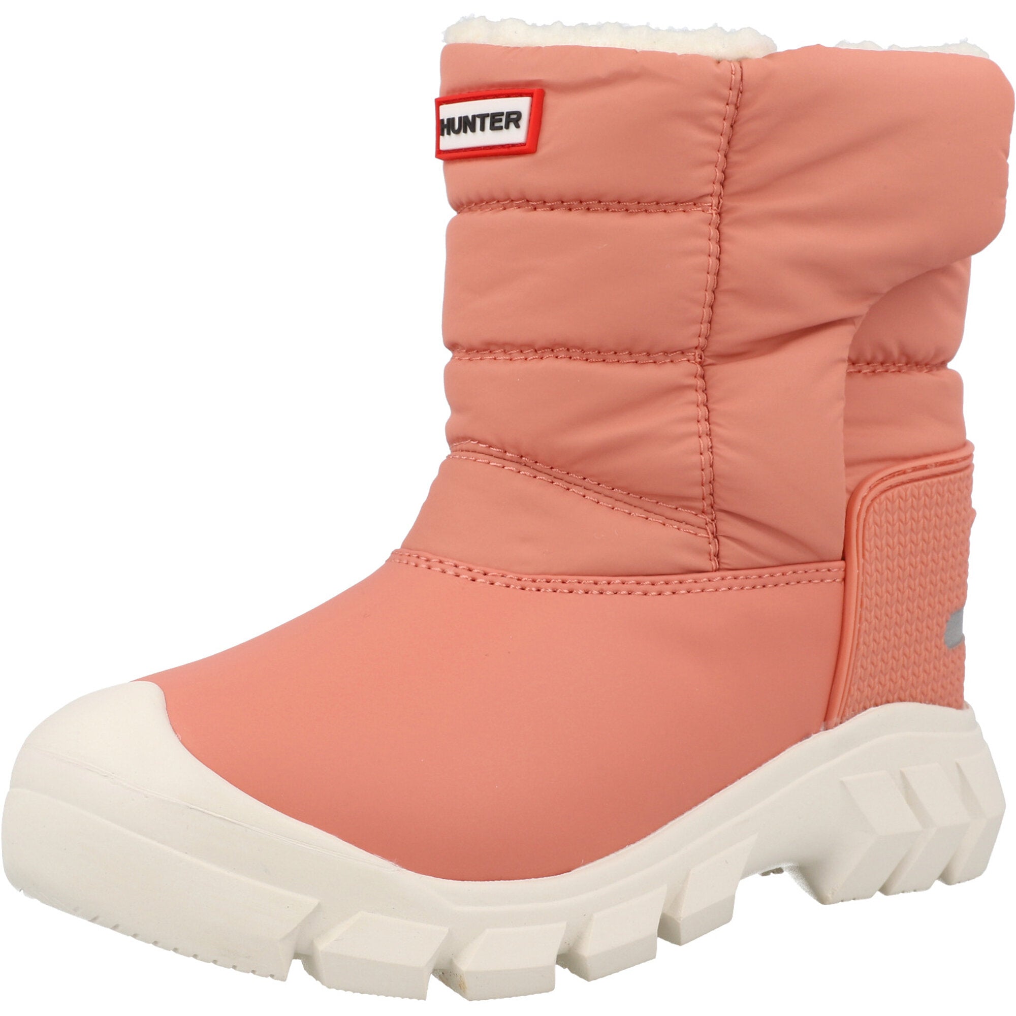 Hunter Kids Intrepid Rough Pink Snow Boots