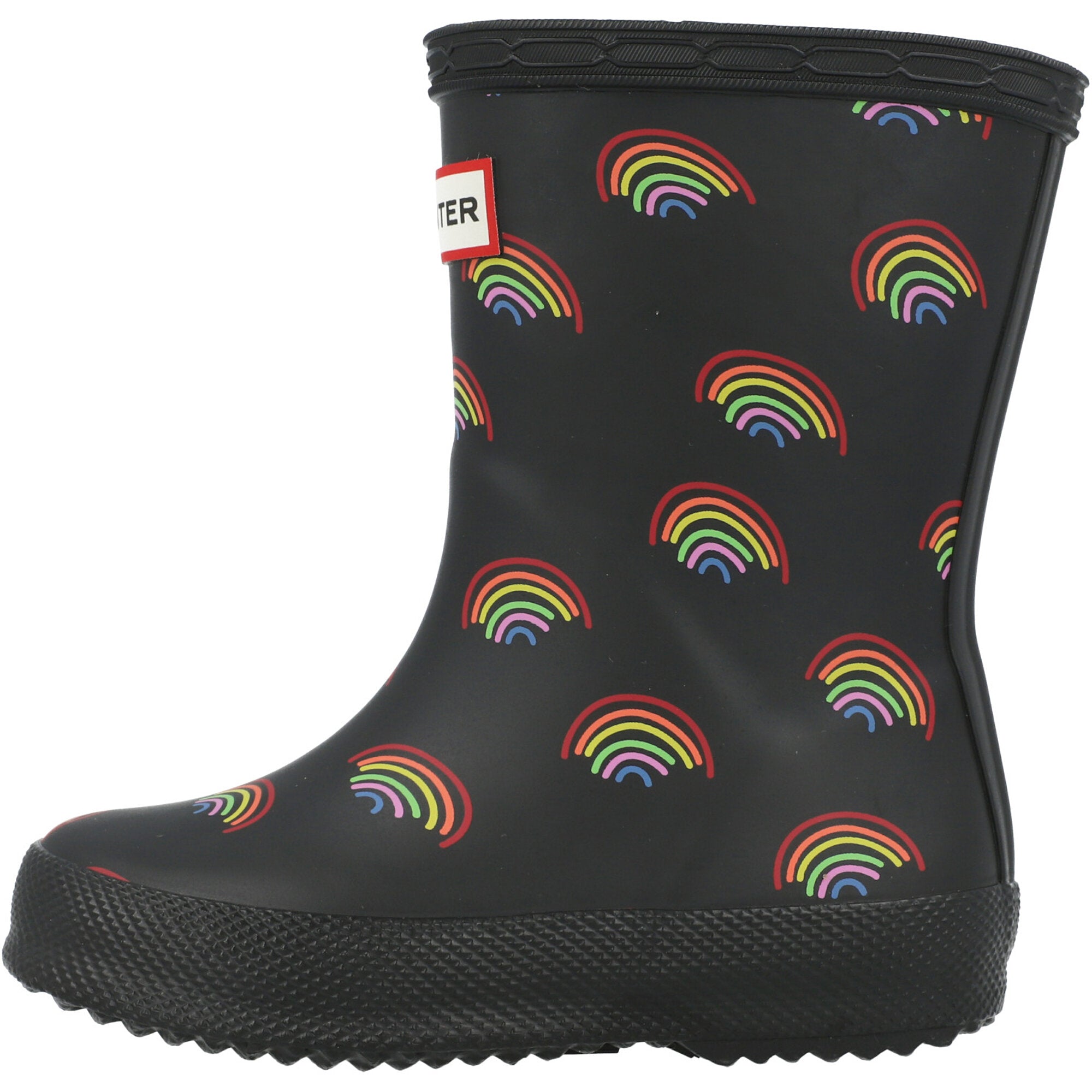 Hunter Kids First Rainbow Print Wellies