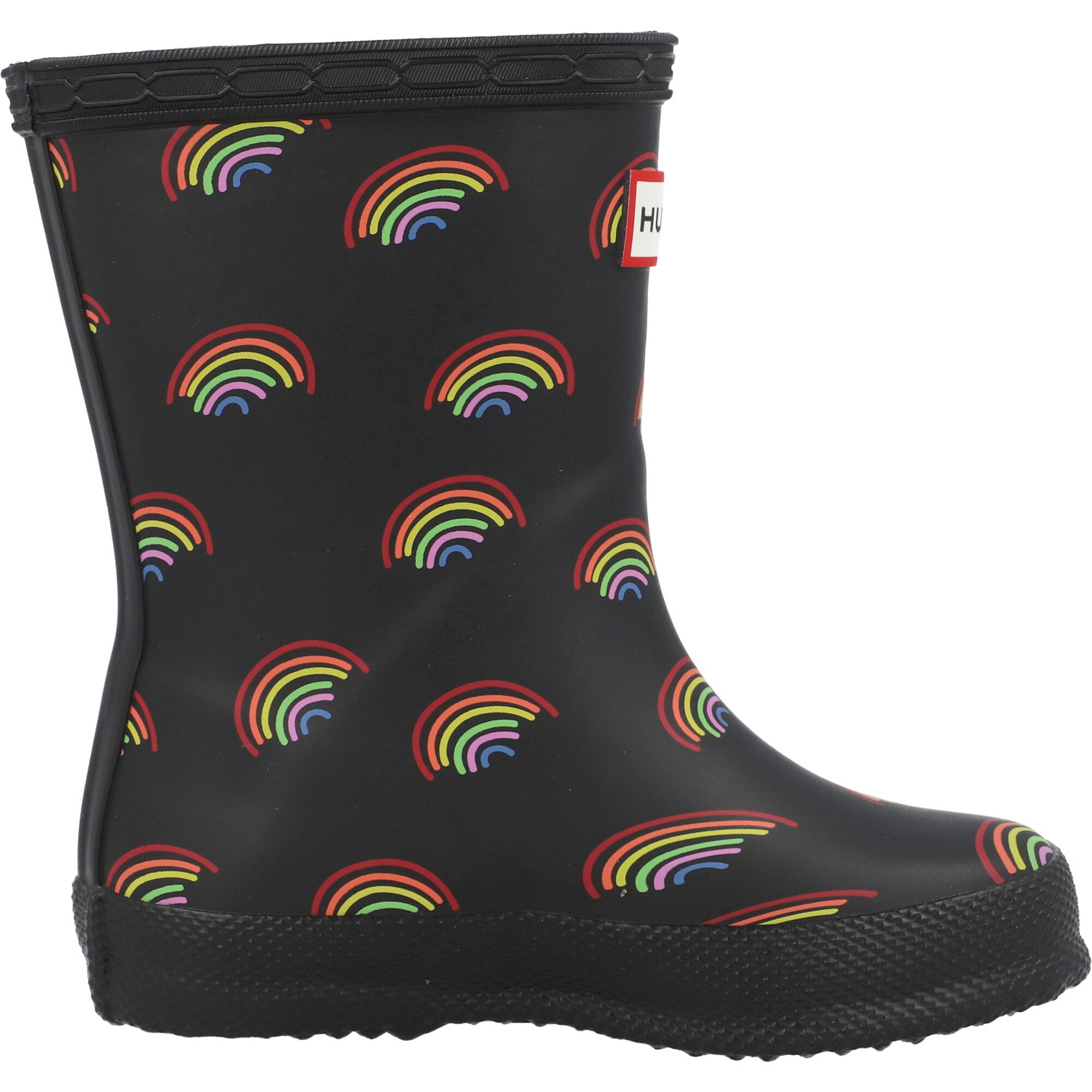 Hunter Kids First Rainbow Print Wellies