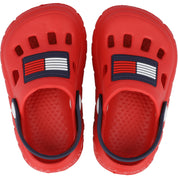 Tommy Hilfiger Red Comfy Sandals