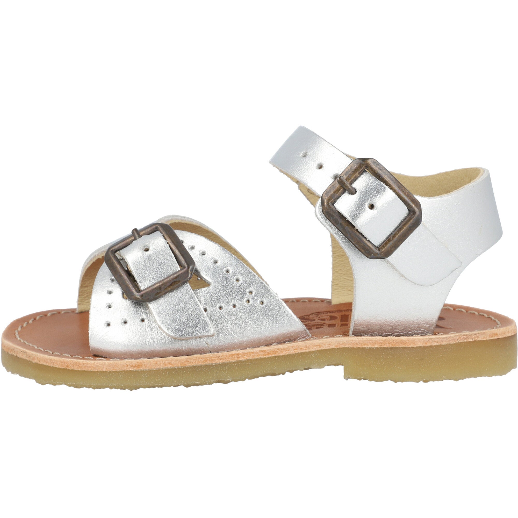 Young Soles Pearl Silver Sandals