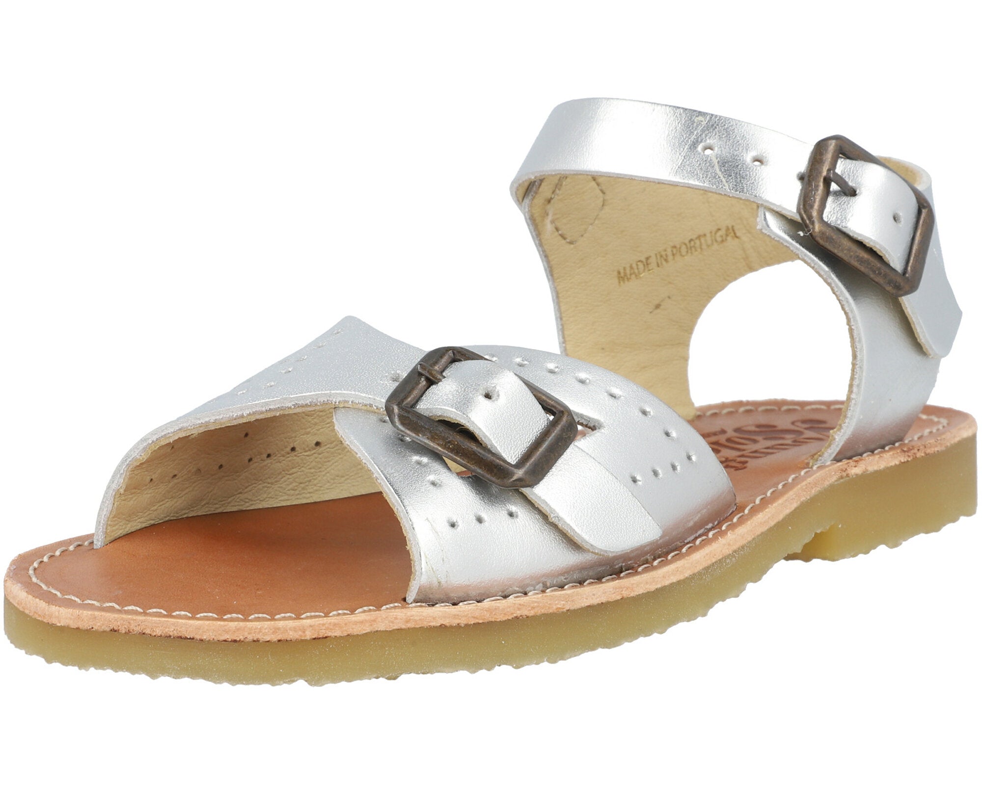 Young Soles Pearl Silver Sandals