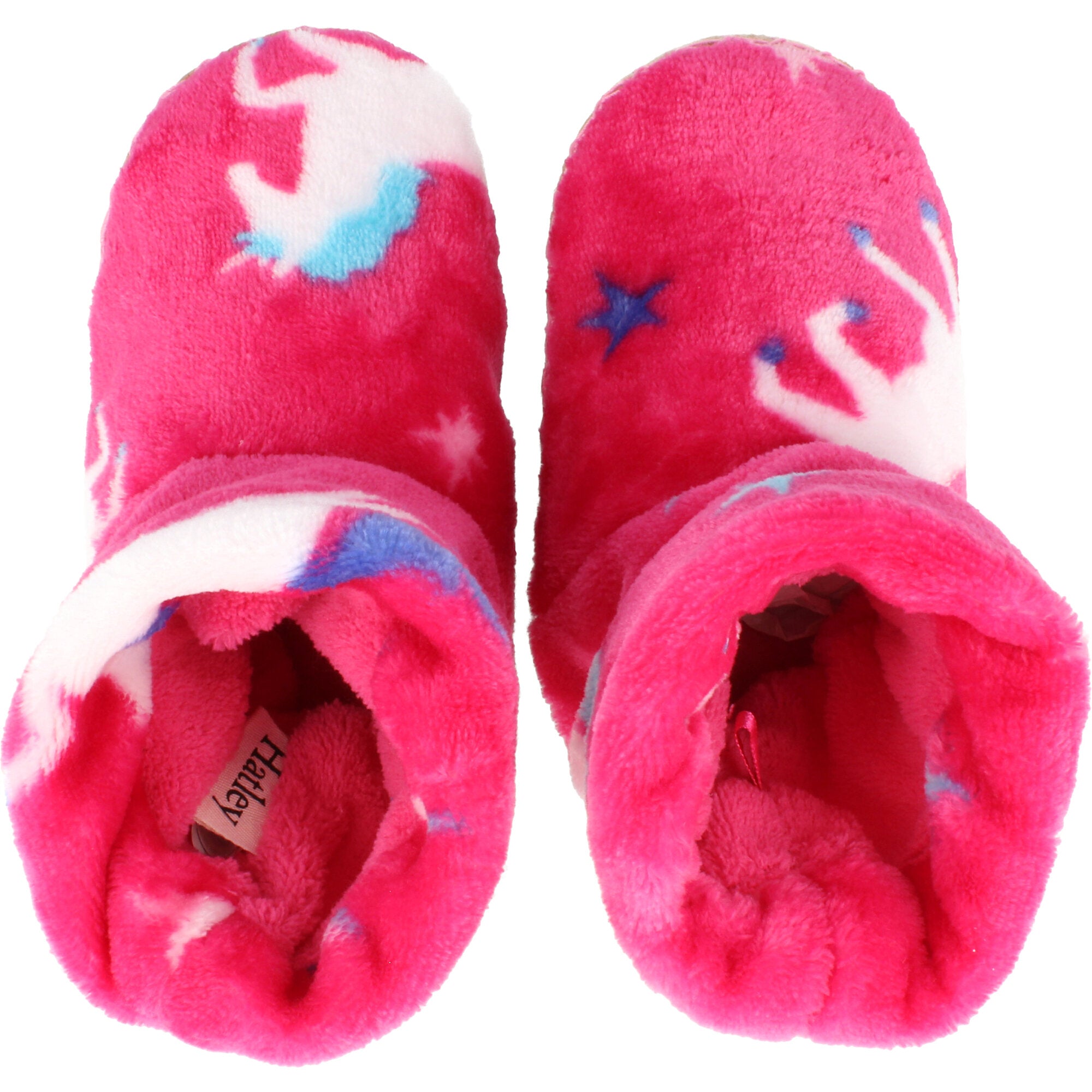 Hatley Twinkle Unicorns Cabaret Fleece Slippers