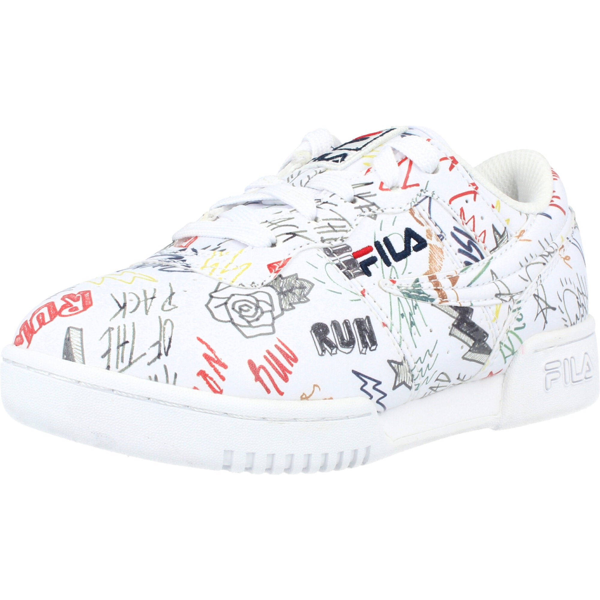 FILA Original Fitness Scribbles White Trainers