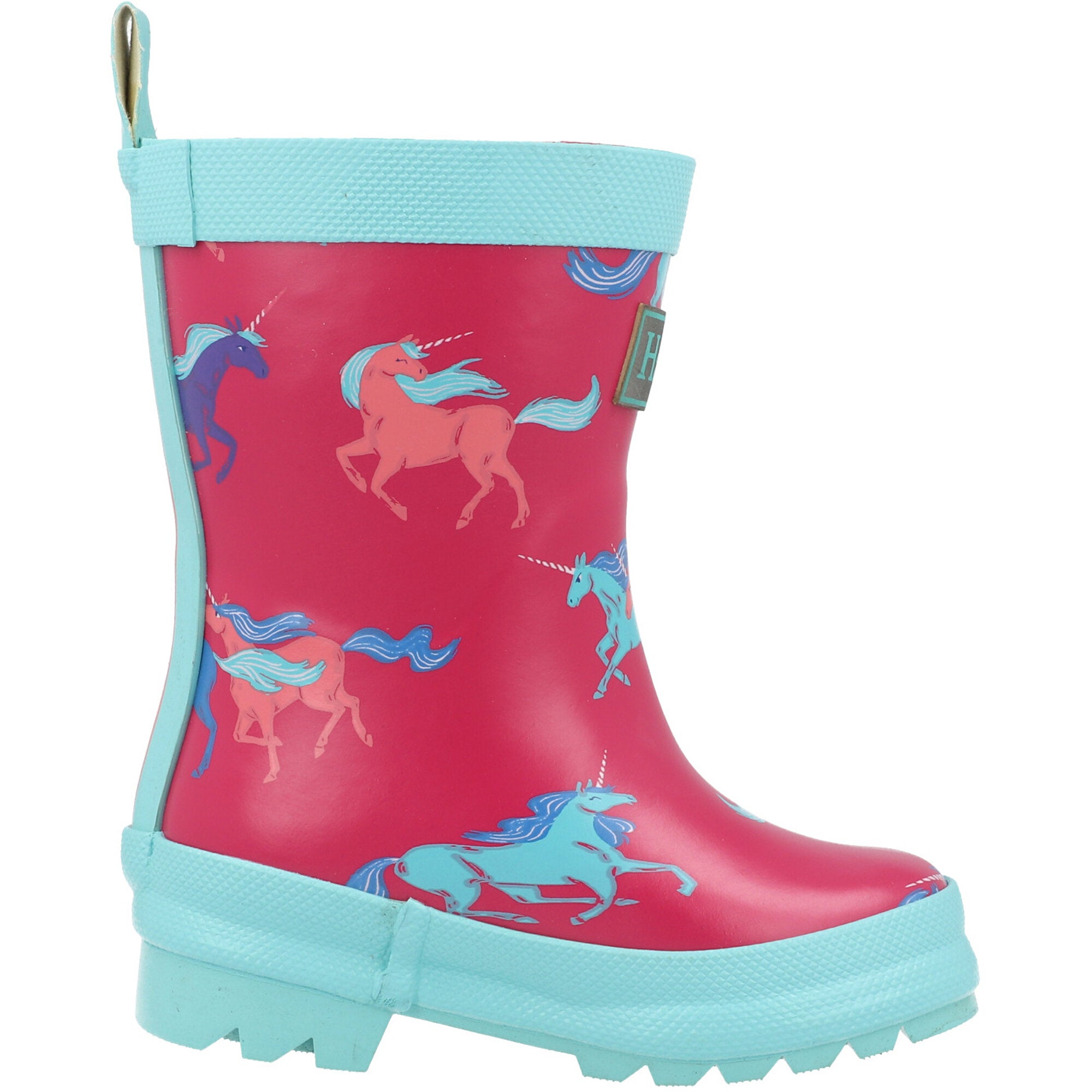 Hatley Shiny Pink Rain Boots