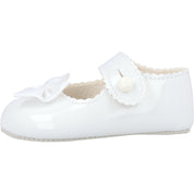 Early Days B604 White Pre-Walker Shoes