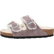 Birkenstock Arizona Shearling Faded Purple Sandals