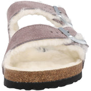 Birkenstock Arizona Shearling Faded Purple Sandals