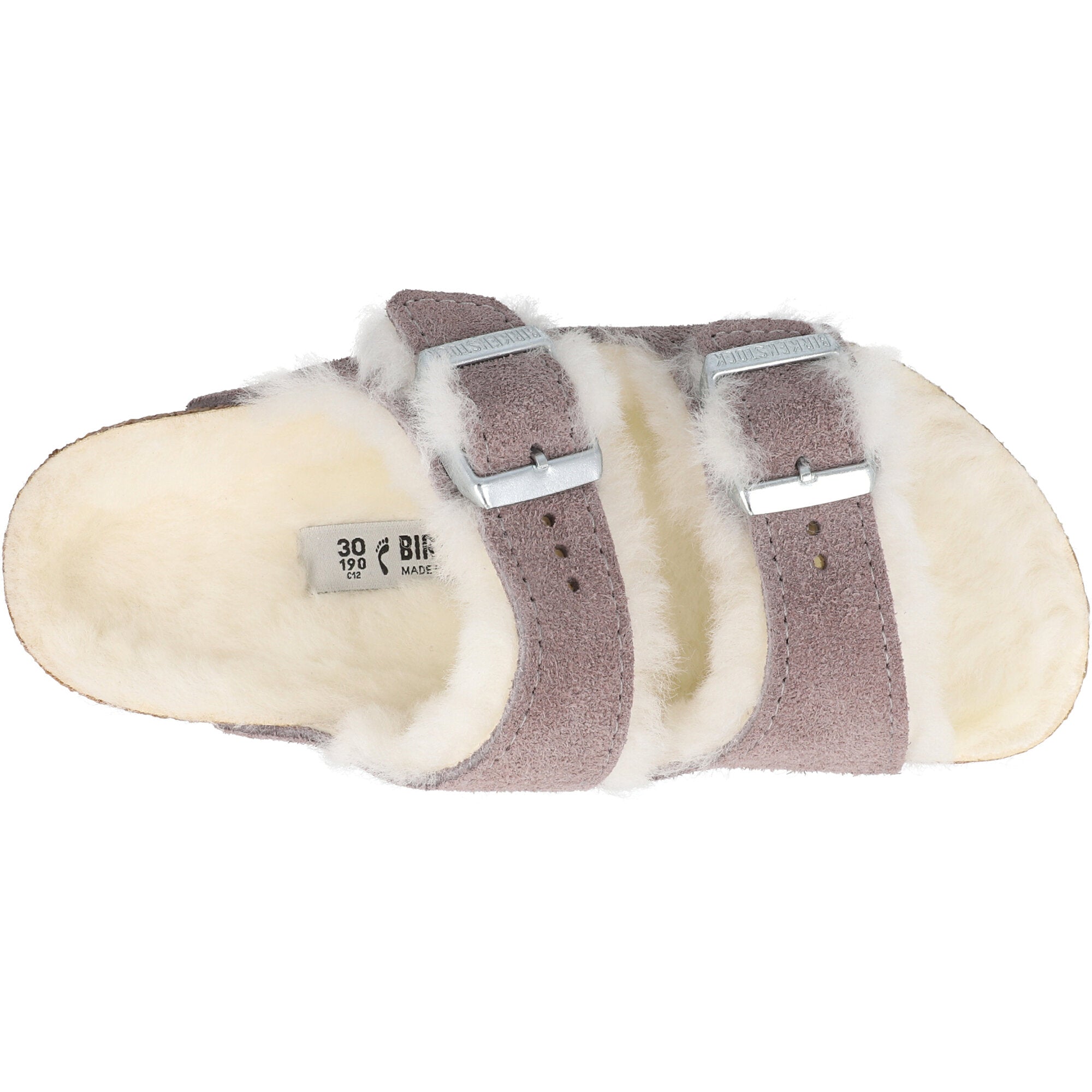 Birkenstock Arizona Shearling Kids Faded Purple