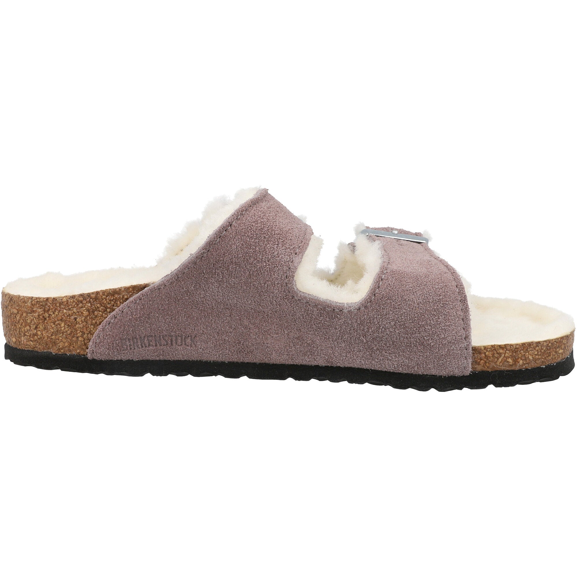 Birkenstock Arizona Shearling Faded Purple Kids Sandals