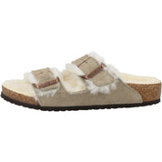 Birkenstock Arizona Shearling Taupe Kids Sandals