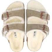 Birkenstock Arizona Shearling Taupe Kids Sandals