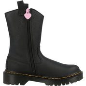 Dr Martens Bex Heart Pull-On Black Boots