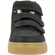 Veja V-10 Mid Black Leather Trainers