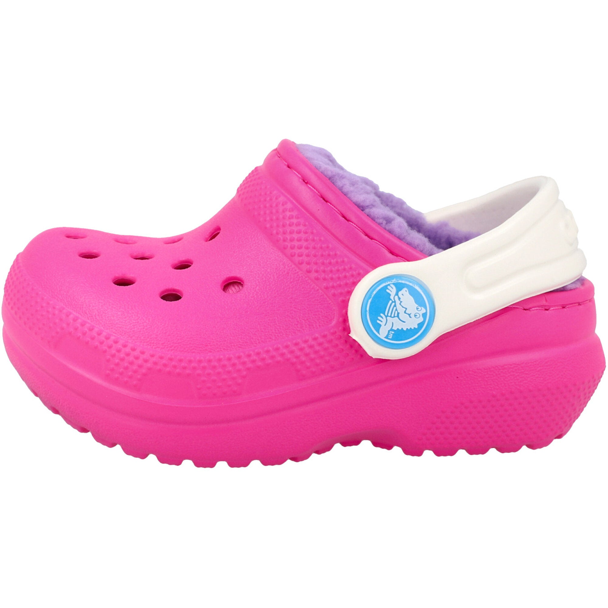 Crocs Kids Classic Lined Clog Pink