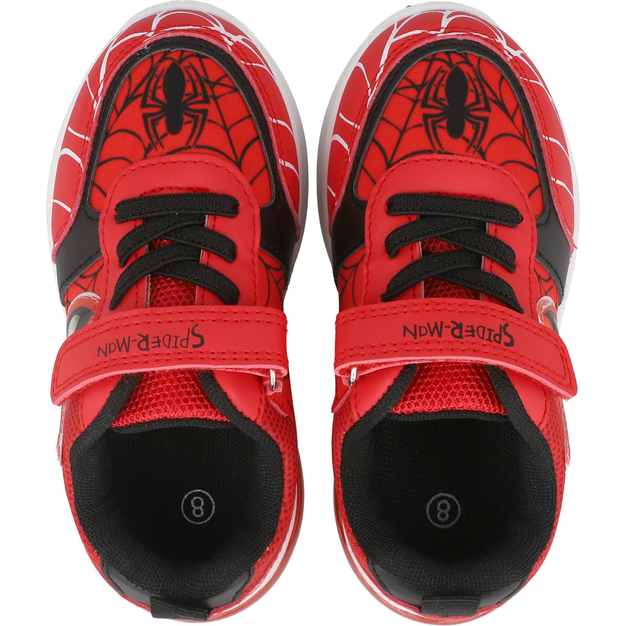 Spider-Man Feature Eye Lights Trainer Red GTI28375