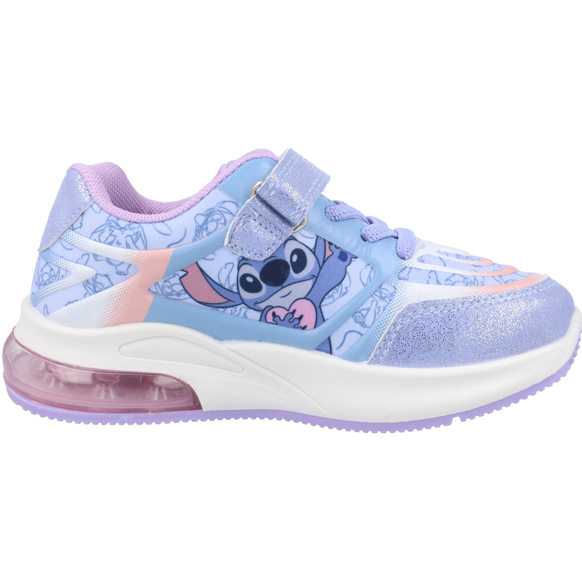 Disney Stitch Lights Purple Trainers