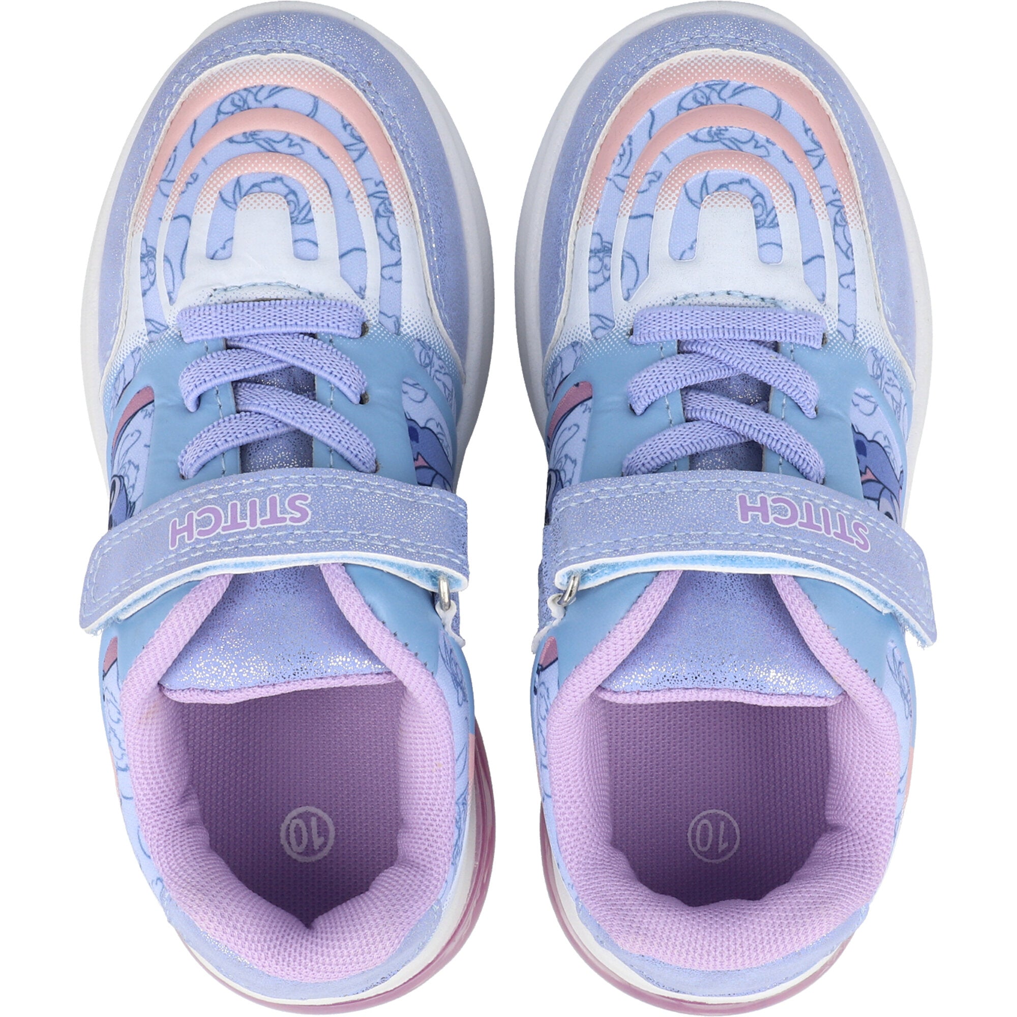 Disney Stitch Lights Purple Trainers