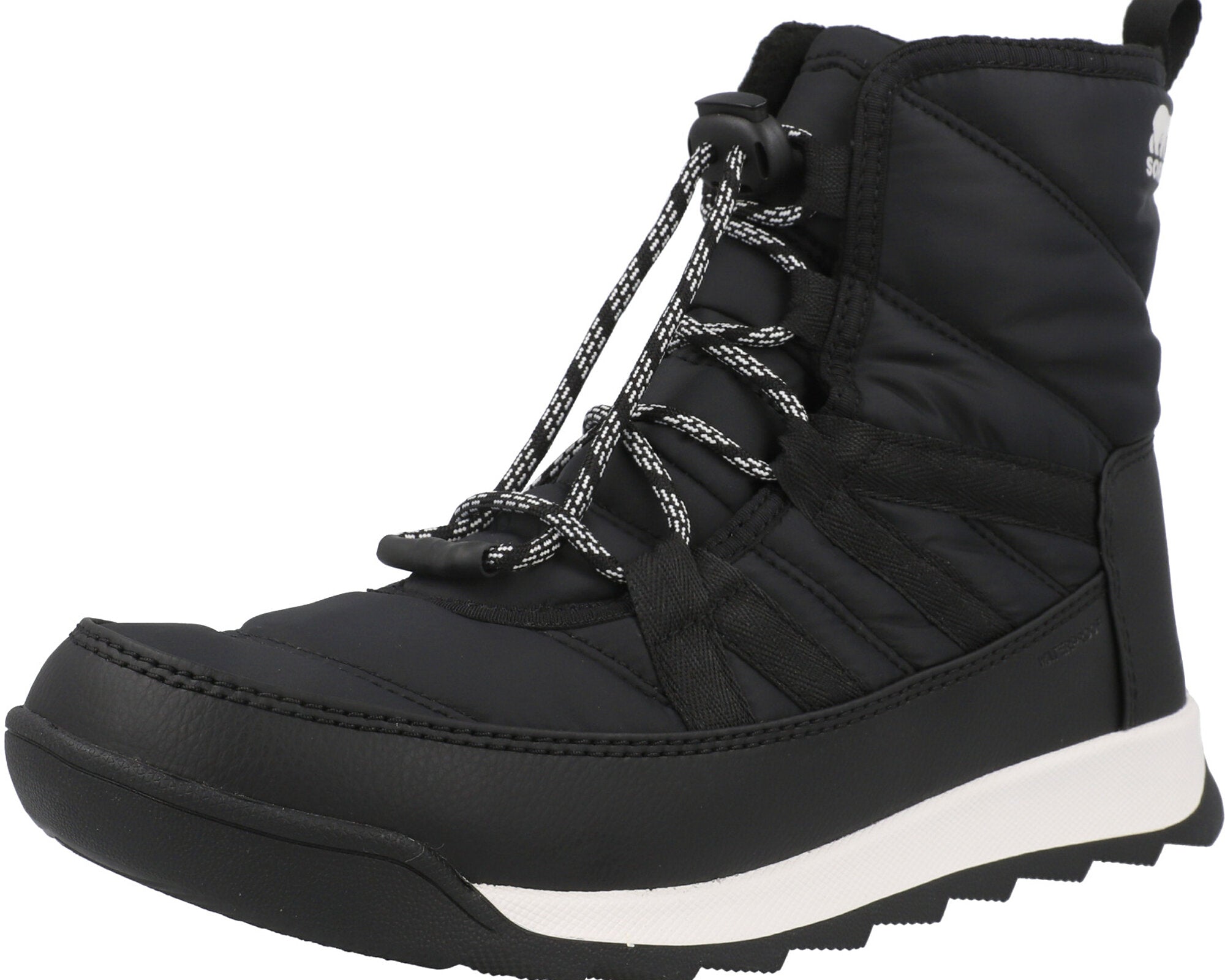 Sorel Whitney II Plus Black Lace-Up Boots