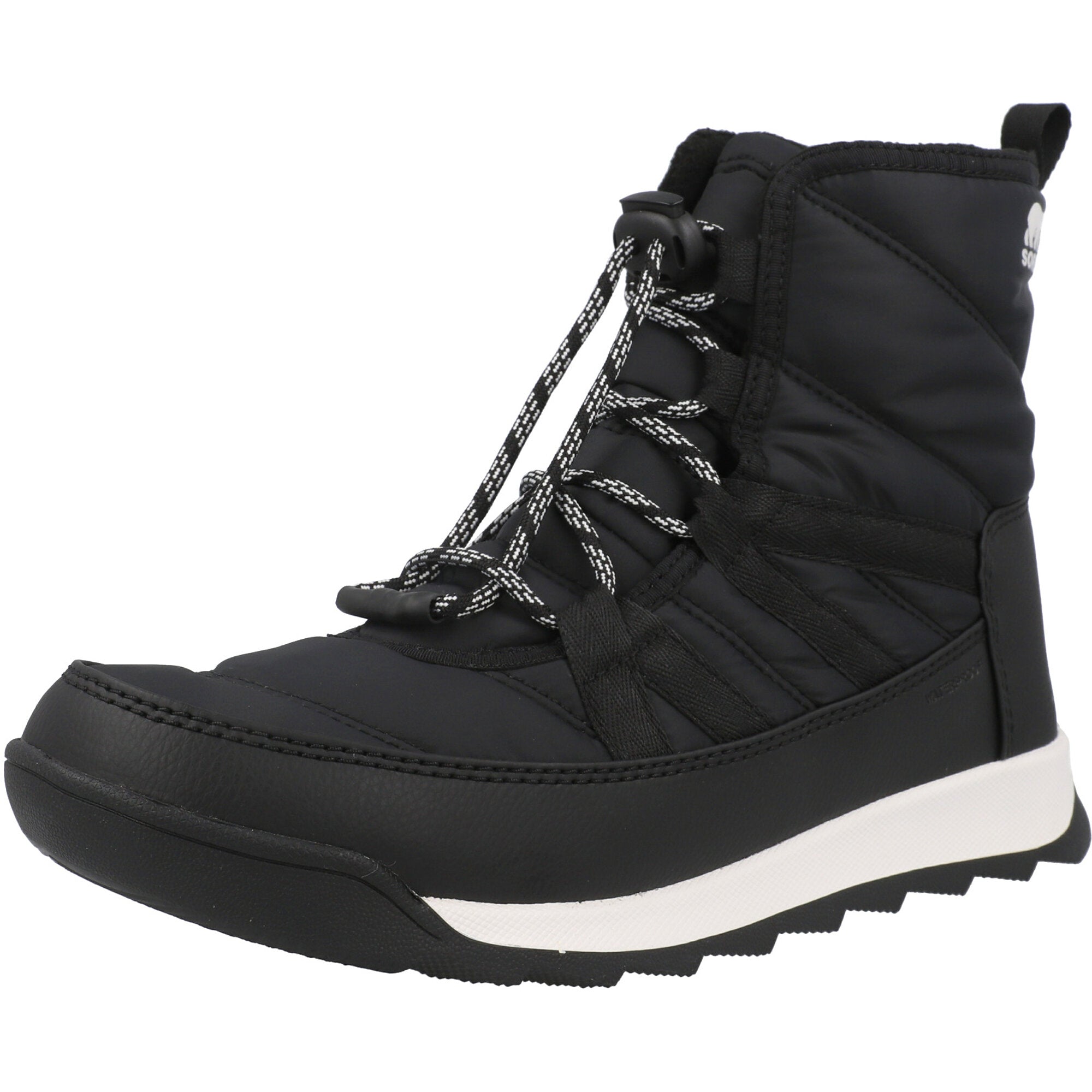 Sorel Whitney II Plus Black Lace-Up Boots